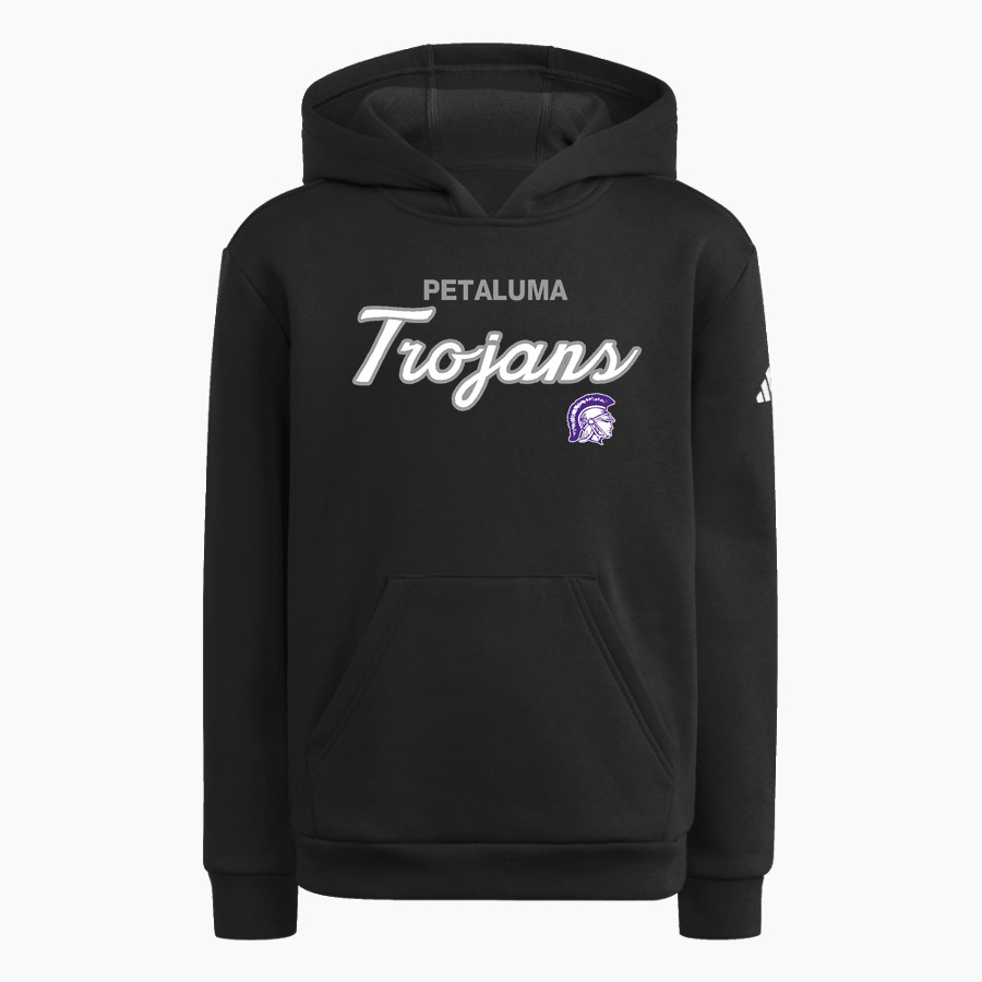 Petaluma Trojans <span class="pdp-name-mascot">Petaluma Trojans</span> adidas Youth Fleece Pullover Hood