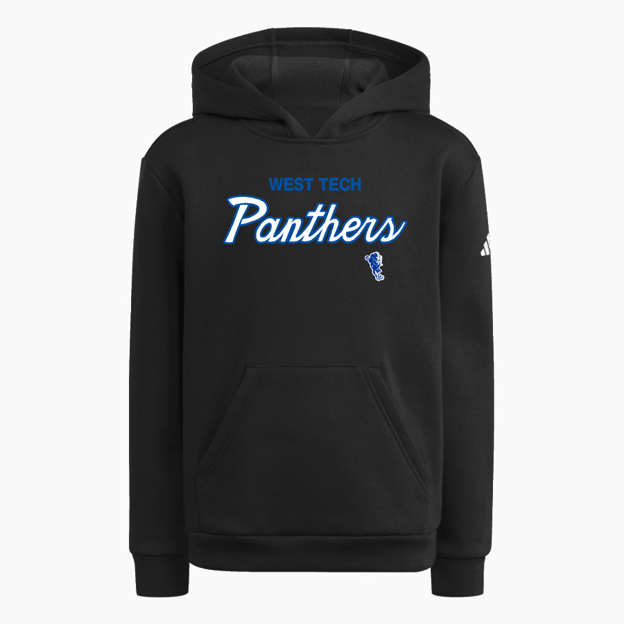 West Tech Panthers <span class="pdp-name-mascot">West Tech Panthers</span> adidas Youth Fleece Pullover Hood