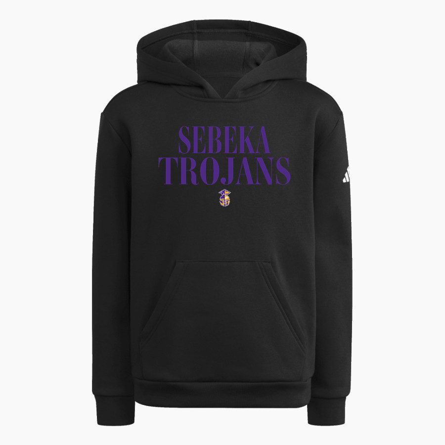 SEBEKA HIGH SCHOOL Trojans Online Store <span class="pdp-name-mascot">SEBEKA TROJANS</span> adidas Youth Fleece Pullover Hood