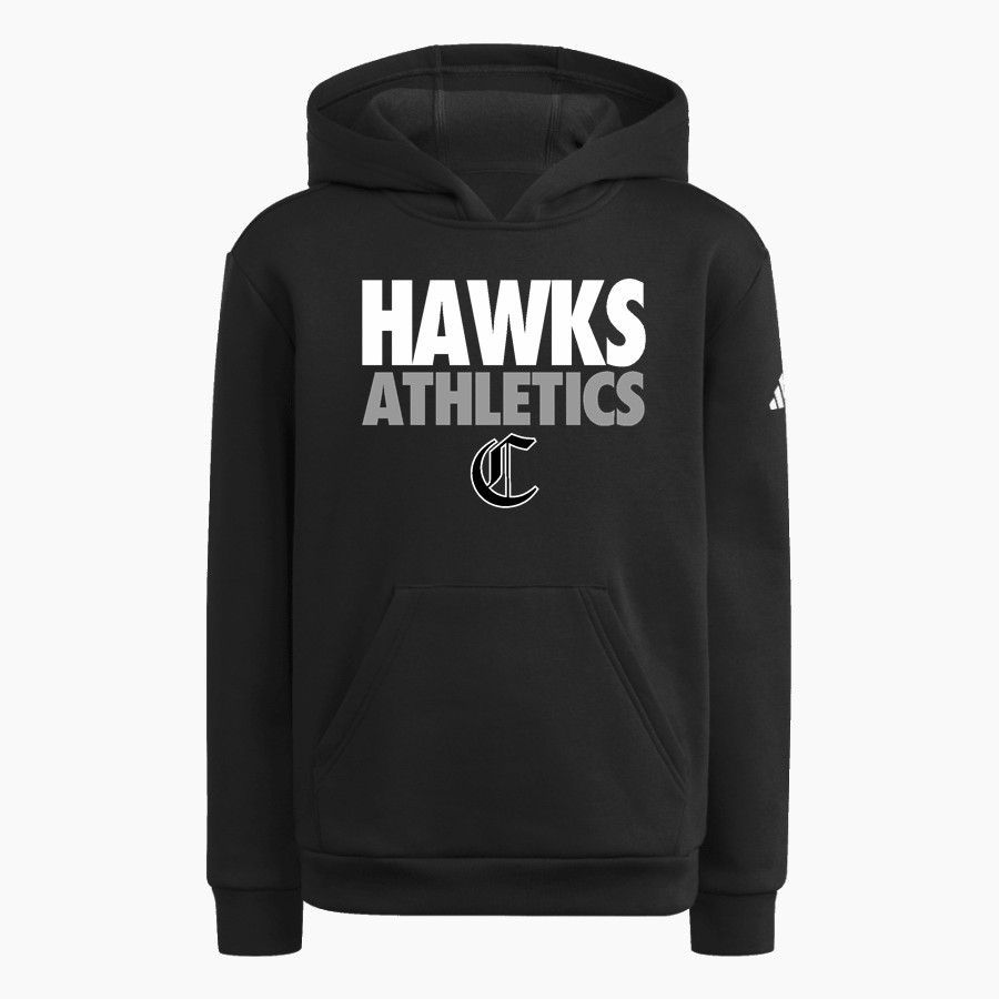CISTERCIAN PREPARATORY SCHOOL HAWKS <span class="pdp-name-mascot">CISTERCIAN HAWKS</span> adidas Youth Fleece Pullover Hood