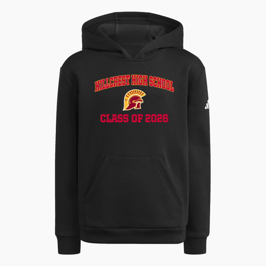 HILLCREST HIGH SCHOOL TROJANS <span class="pdp-name-mascot">Hillcrest High School TROJANS</span> adidas Youth Fleece Pullover Hood