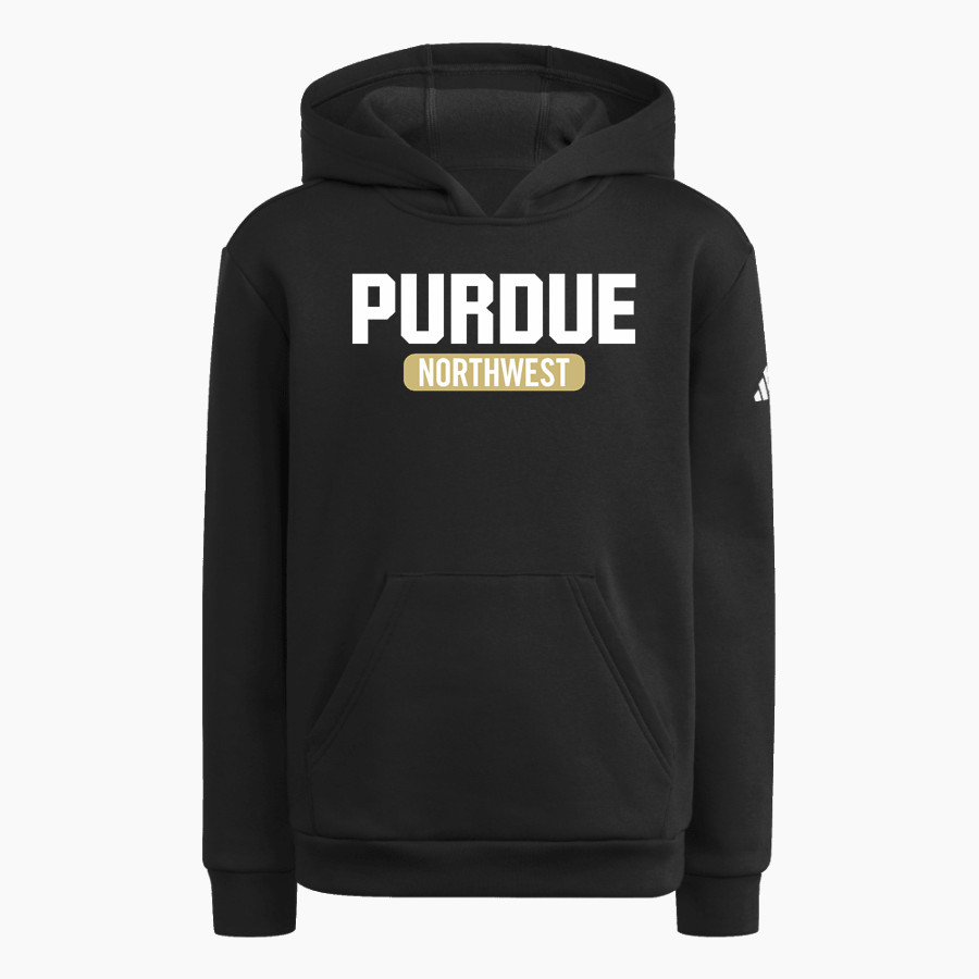Purdue Northwest Pride adidas Youth Fleece Pullover Hood
