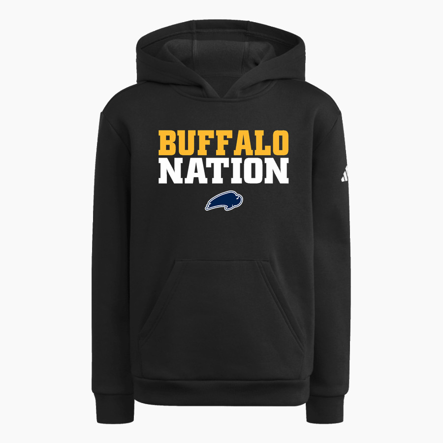Elm Creek Buffaloes <span class="pdp-name-mascot">Elm Creek Buffaloes</span> adidas Youth Fleece Pullover Hood