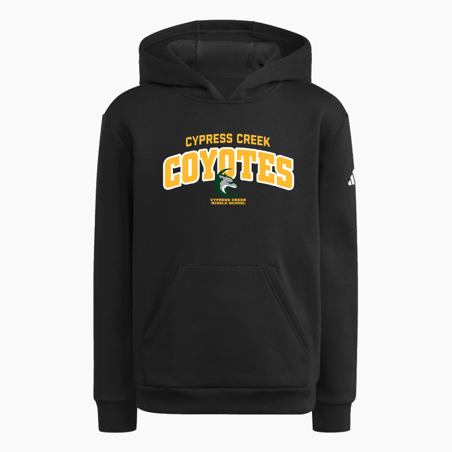 Cypress Creek Coyotes <span class="pdp-name-mascot">Cypress Creek Coyotes</span> adidas Youth Fleece Pullover Hood