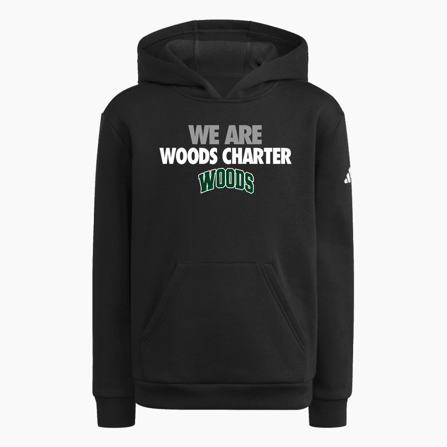 Woods Charter Wolves adidas Youth Fleece Pullover Hood