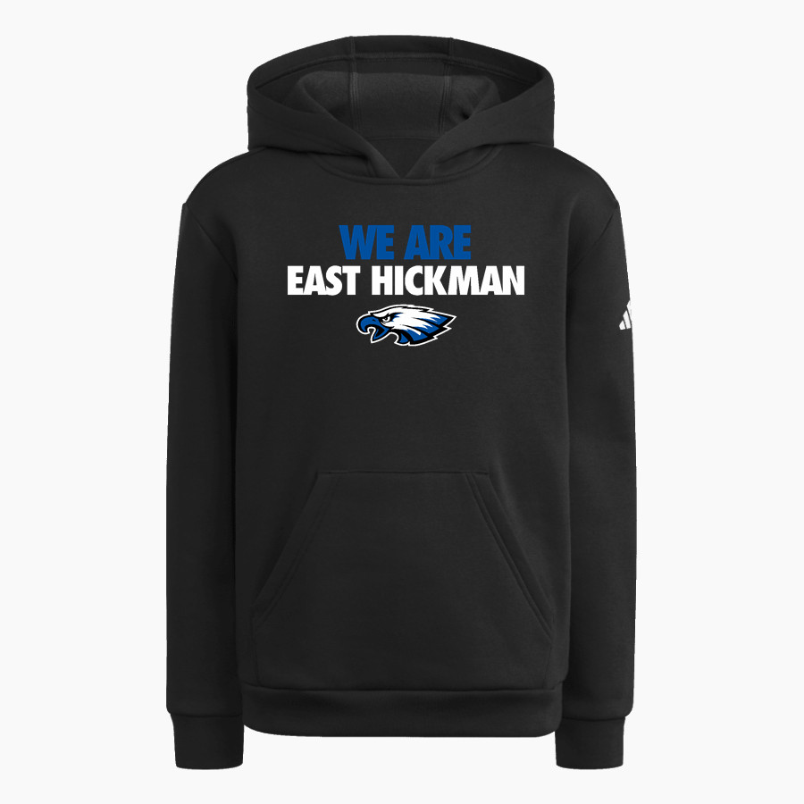 EAST HICKMAN HIGH SCHOOL EAGLES adidas Youth Fleece Pullover Hood