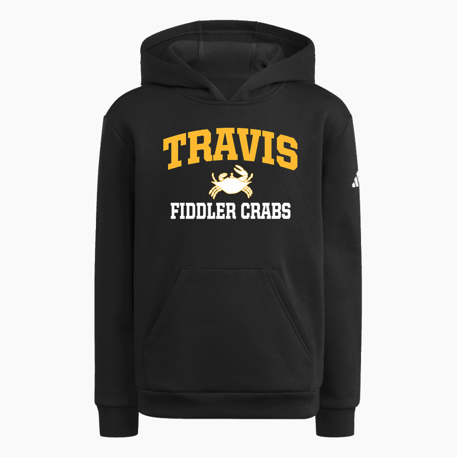 Travis Fiddler Crabs adidas Youth Fleece Pullover Hood