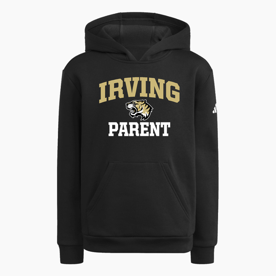 IRVING HIGH SCHOOL TIGERS <span class="pdp-name-mascot">IRVING TIGERS</span> adidas Youth Fleece Pullover Hood