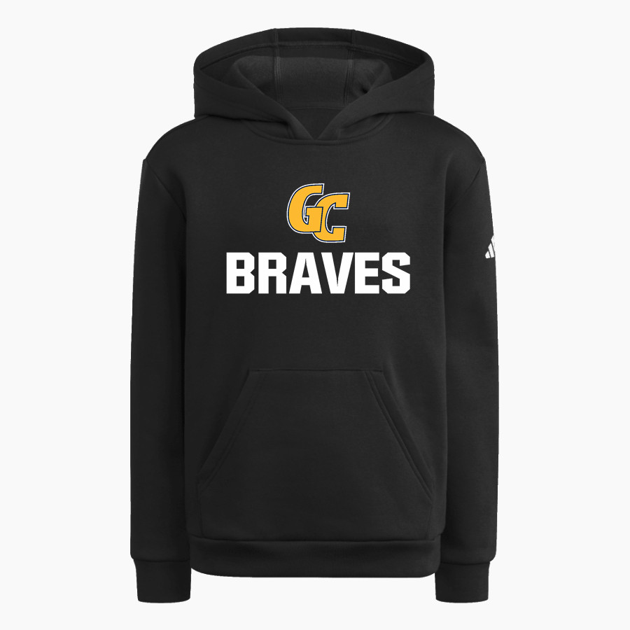 Grant County Braves The Official Online Store <span class="pdp-name-mascot">Grant County Braves</span> adidas Youth Fleece Pullover Hood