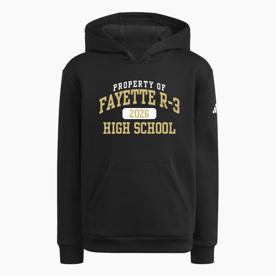 FAYETTE R-3 HIGH SCHOOL FALCONS <span class="pdp-name-mascot">FAYETTE R-3 FALCONS</span> adidas Youth Fleece Pullover Hood
