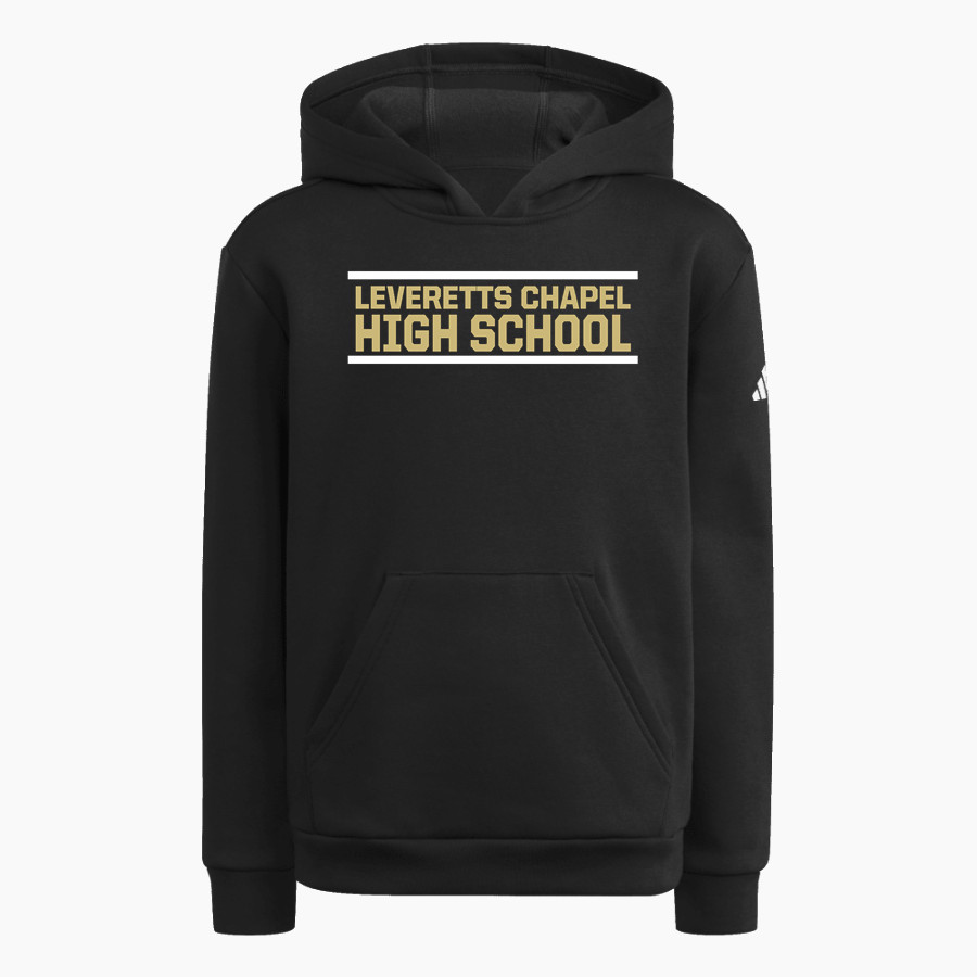 LEVERETTS CHAPEL HIGH SCHOOL LIONS <span class="pdp-name-mascot">LEVERETTS CHAPEL LIONS</span> adidas Youth Fleece Pullover Hood