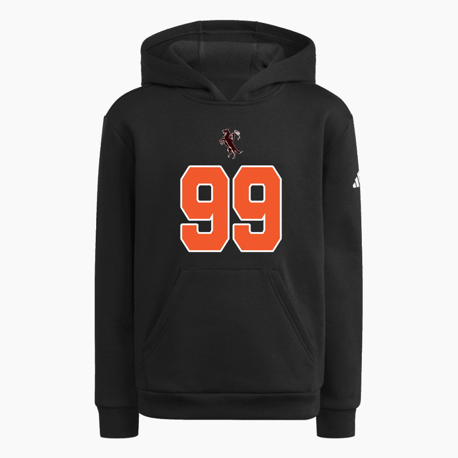 WEST HIGH SCHOOL COWBOYS adidas Youth Fleece Pullover Hood