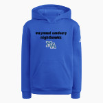 MAYWOOD ACADEMY HIGH SCHOOL NIGHTHAWKS <span class="pdp-name-mascot">MAYWOOD ACADEMY NIGHTHAWKS</span> adidas Youth Fleece Pullover Hood Front Thumbnail