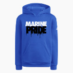 HAMILTON HIGH SCHOOL MARINES <span class="pdp-name-mascot">HAMILTON MARINES</span> adidas Youth Fleece Pullover Hood Front Thumbnail