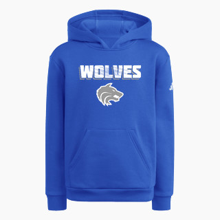 adidas Youth Fleece Pullover Hood