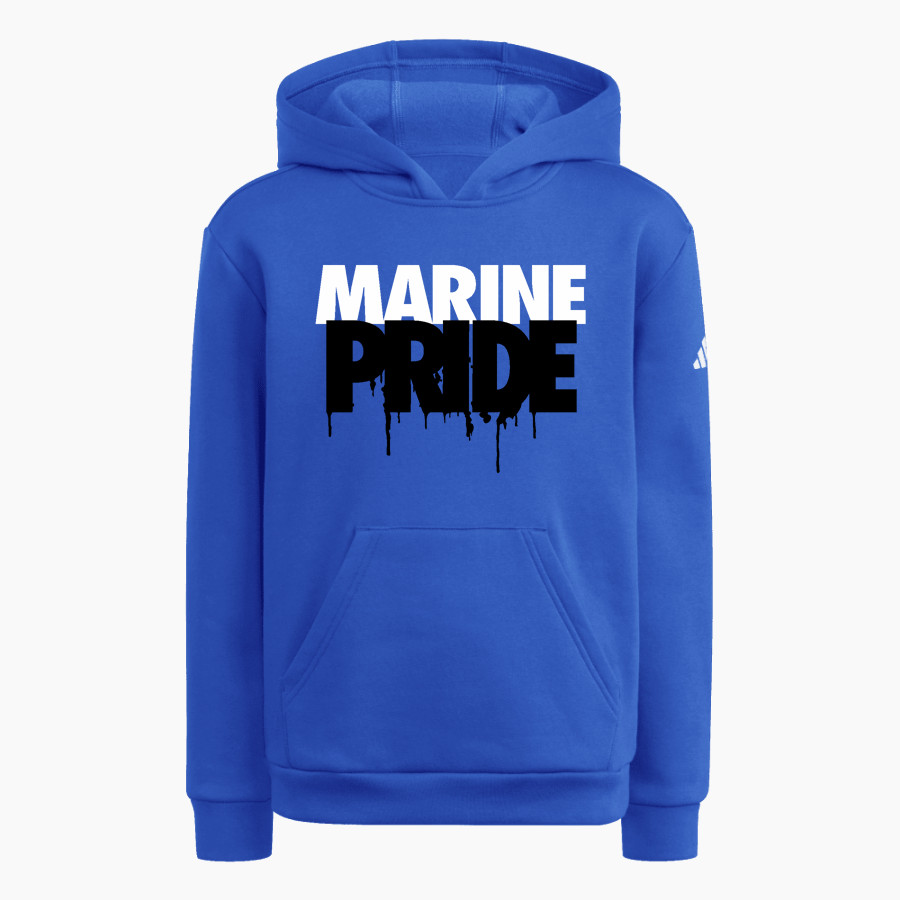 HAMILTON HIGH SCHOOL MARINES <span class="pdp-name-mascot">HAMILTON MARINES</span> adidas Youth Fleece Pullover Hood