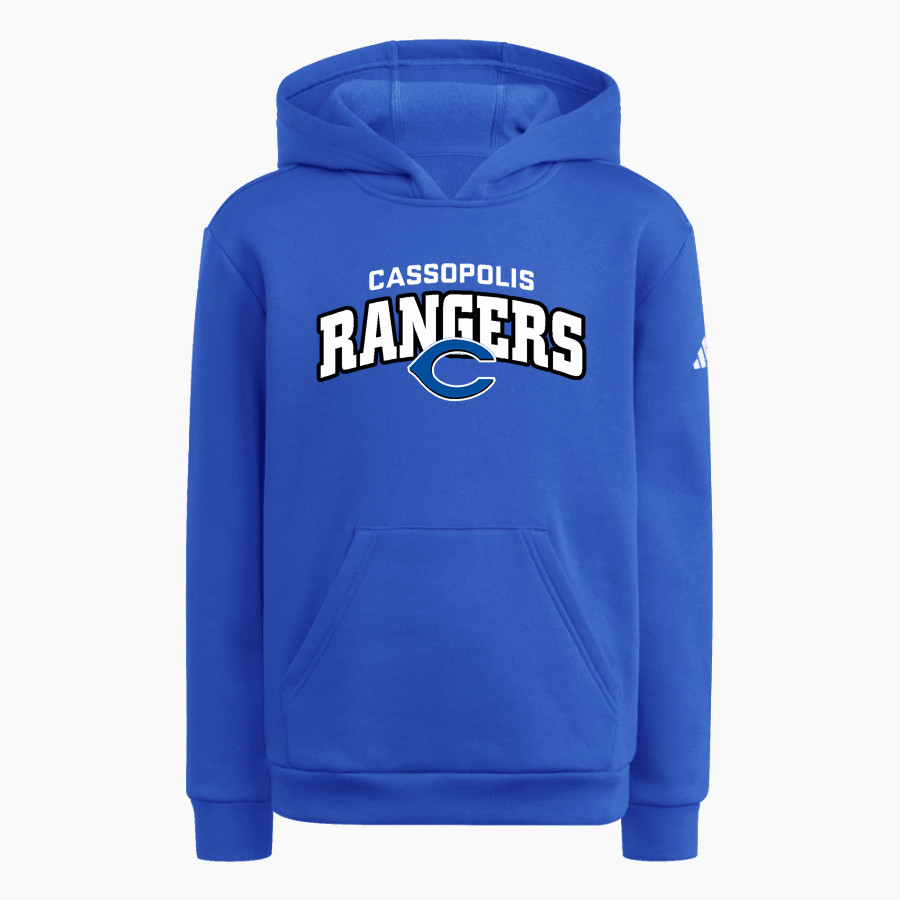 CASSOPOLIS HIGH SCHOOL RANGERS adidas Youth Fleece Pullover Hood