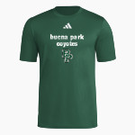 BUENA PARK HIGH SCHOOL COYOTES adidas Men's Short Sleeve Pre-Game Tee Front Thumbnail