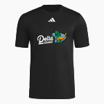Delta College Pioneers adidas Men's Short Sleeve Pregame Tee Front Thumbnail