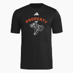 EAST PENNSBORO HIGH SCHOOL PANTHERS <span class="pdp-name-mascot">EAST PENNSBORO AREA PANTHERS</span> adidas Men's Short Sleeve Pregame Tee Front Thumbnail