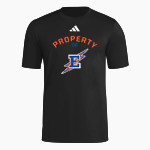 EDISON HIGH SCHOOL CHARGERS <span class="pdp-name-mascot">EDISON CHARGERS</span> adidas Men's Short Sleeve Pregame Tee Front Thumbnail