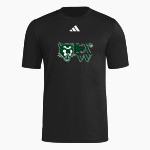 Frances Xavier Warde Jaguars <span class="pdp-name-mascot">Frances Xavier Warde School Jaguars</span> adidas Men's Short Sleeve Pregame Tee Front Thumbnail