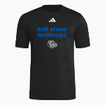 FALL RIVER HIGH SCHOOL BULLDOGS <span class="pdp-name-mascot">FALL RIVER BULLDOGS</span> adidas Men's Short Sleeve Pregame Tee Front Thumbnail