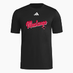 Monte Vista Mustangs <span class="pdp-name-mascot">Monte Vista Mustangs</span> adidas Men's Short Sleeve Pregame Tee Front Thumbnail