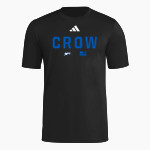 Crow Tigers adidas Men's Short Sleeve Pregame Tee Front Thumbnail