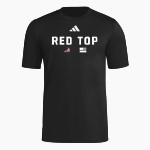 Red Top Miners <span class="pdp-name-mascot">Red Top MIners</span> adidas Men's Short Sleeve Pregame Tee Front Thumbnail
