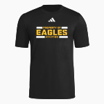 HUDSONVILLE HIGH SCHOOL EAGLES <span class="pdp-name-mascot">HUDSONVILLE EAGLES</span> adidas Men's Short Sleeve Pregame Tee Front Thumbnail