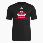 Monsignor McClancy Crusaders <span class="pdp-name-mascot">Monsignor McClancy Crusaders</span> adidas Men's Short Sleeve Pregame Tee Front Thumbnail