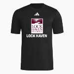 Lock Haven Bald Eagles <span class="pdp-name-mascot">Lock Haven University Bald Eagles</span> adidas Men's Short Sleeve Pregame Tee Front Thumbnail