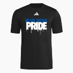READING SENIOR HIGH SCHOOL BLUE DEVILS <span class="pdp-name-mascot">READING BLUE DEVILS</span> adidas Men's Short Sleeve Pregame Tee Front Thumbnail