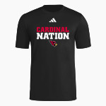 JOHANNESBURG-LEWISTON HIGH SCH CARDINALS <span class="pdp-name-mascot">JOHANNESBURG - LEWISTON CARDINALS</span> adidas Men's Short Sleeve Pregame Tee Front Thumbnail