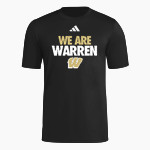 WARREN CENTRAL HIGH SCHOOL WARRIORS adidas Men's Short Sleeve Pregame Tee Front Thumbnail