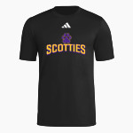 Ballston Spa Scotties The Official Online Store adidas Men's Short Sleeve Pregame Tee Front Thumbnail
