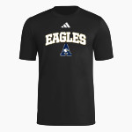Akins Eagles adidas Men's Short Sleeve Pregame Tee Front Thumbnail