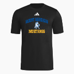 MOUNT MARKHAM HIGH SCHOOL MUSTANGS <span class="pdp-name-mascot">MOUNT MARKHAM MUSTANGS</span> adidas Men's Short Sleeve Pregame Tee Front Thumbnail