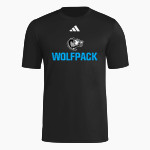 RIDGEVIEW HIGH SCHOOL WOLFPACK <span class="pdp-name-mascot">RIDGEVIEW WOLFPACK</span> adidas Men's Short Sleeve Pregame Tee Front Thumbnail