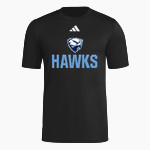 Hamilton Heights Hawks <span class="pdp-name-mascot">Hamilton Heights Christian Academy Hawks</span> adidas Men's Short Sleeve Pregame Tee Front Thumbnail