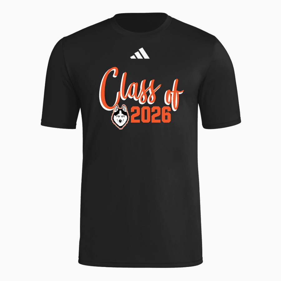 ABSAROKEE HIGH SCHOOL HUSKIES <span class="pdp-name-mascot">ABSAROKEE HUSKIES</span> adidas Men's Short Sleeve Pregame Tee