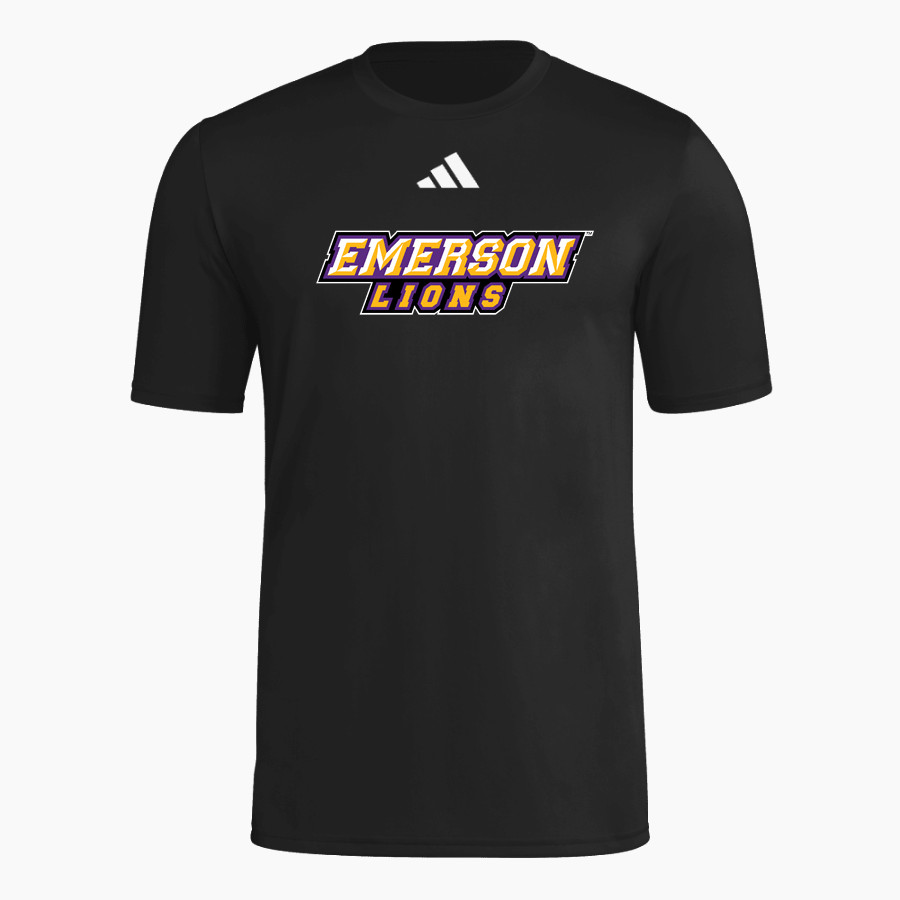 Emerson Lions adidas Men's Short Sleeve Pregame Tee
