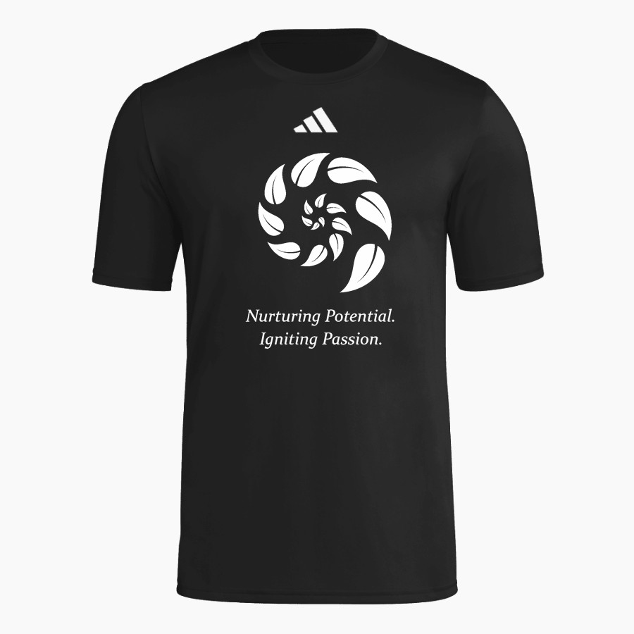 Princeton Montessori School <span class="pdp-name-mascot">Princeton Montessori Deer</span> adidas Men's Short Sleeve Pregame Tee
