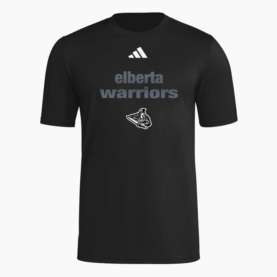 ELBERTA HIGH SCHOOL Warriors <span class="pdp-name-mascot">Elberta Warriors</span> adidas Men's Short Sleeve Pregame Tee