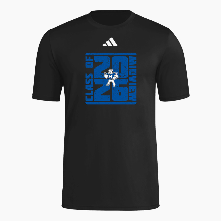 MIDVIEW MIDDIES #wearemidview <span class="pdp-name-mascot">MIDVIEW MIDDIES</span> adidas Men's Short Sleeve Pregame Tee
