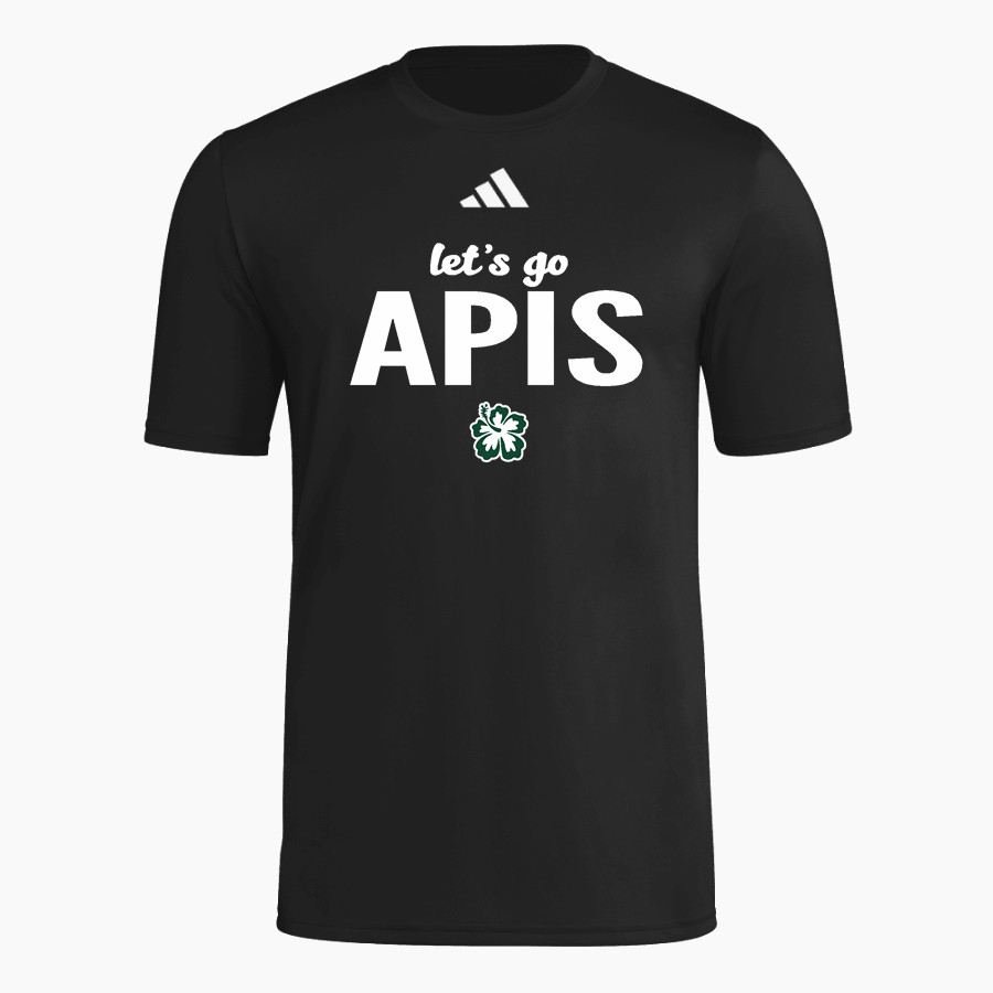 APIS Hawks <span class="pdp-name-mascot">Asia Pacific International GreenHawks</span> adidas Men's Short Sleeve Pregame Tee