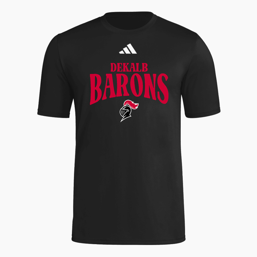 DEKALB HIGH SCHOOL BARONS adidas Men's Short Sleeve Pregame Tee