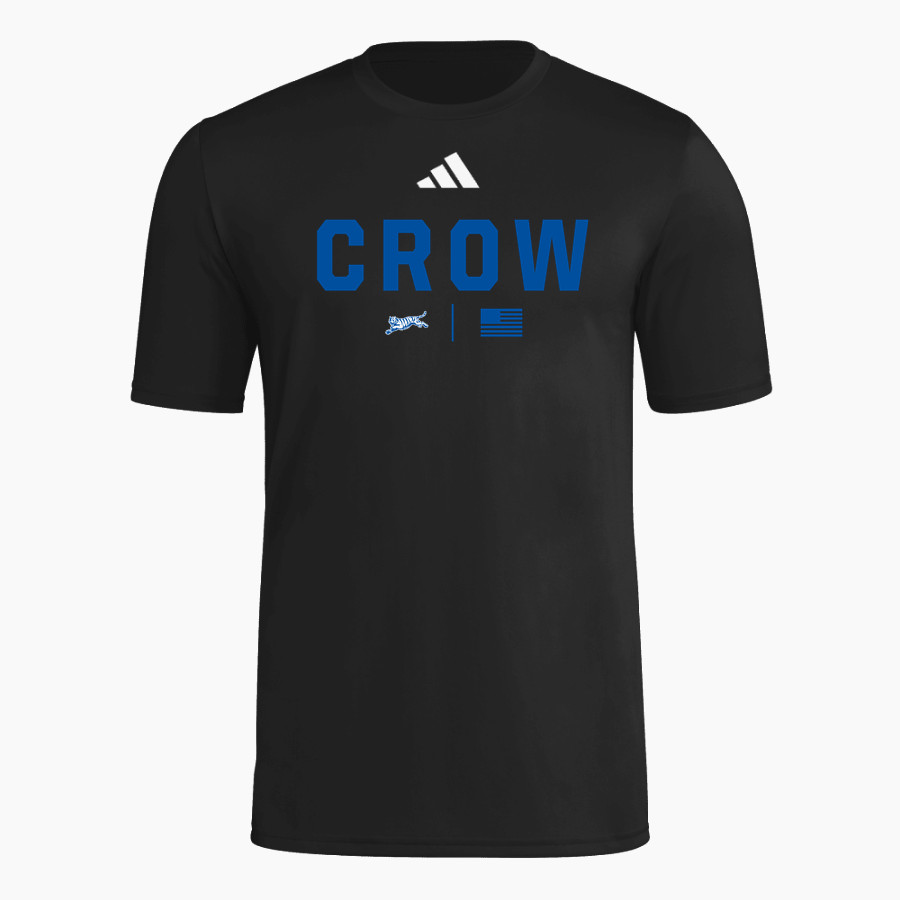 Crow Tigers adidas Men's Short Sleeve Pregame Tee