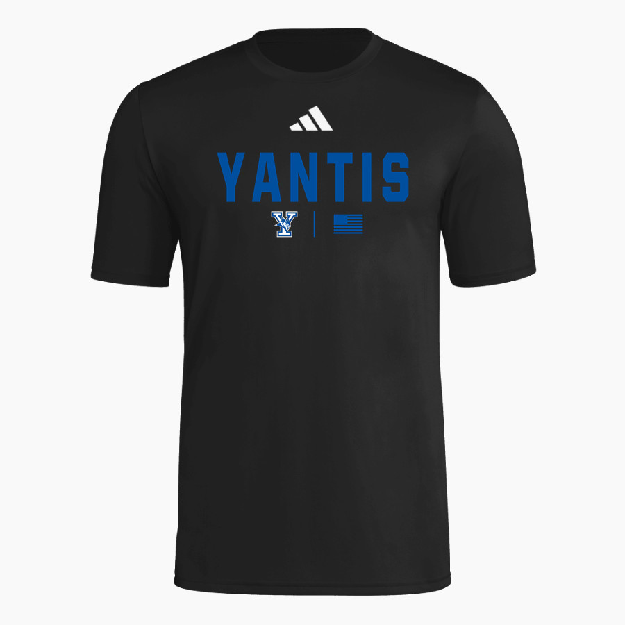 YANTIS HIGH SCHOOL OWLS adidas Men's Short Sleeve Pregame Tee